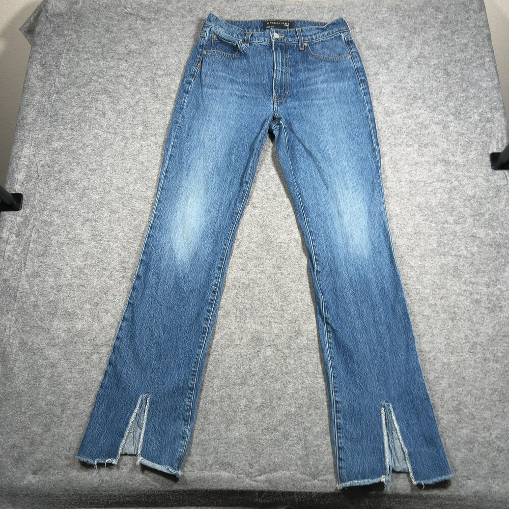 VERONICA BEARD Keane Jeans Womens 29 Blue High Rise Long Straight Leg Casual